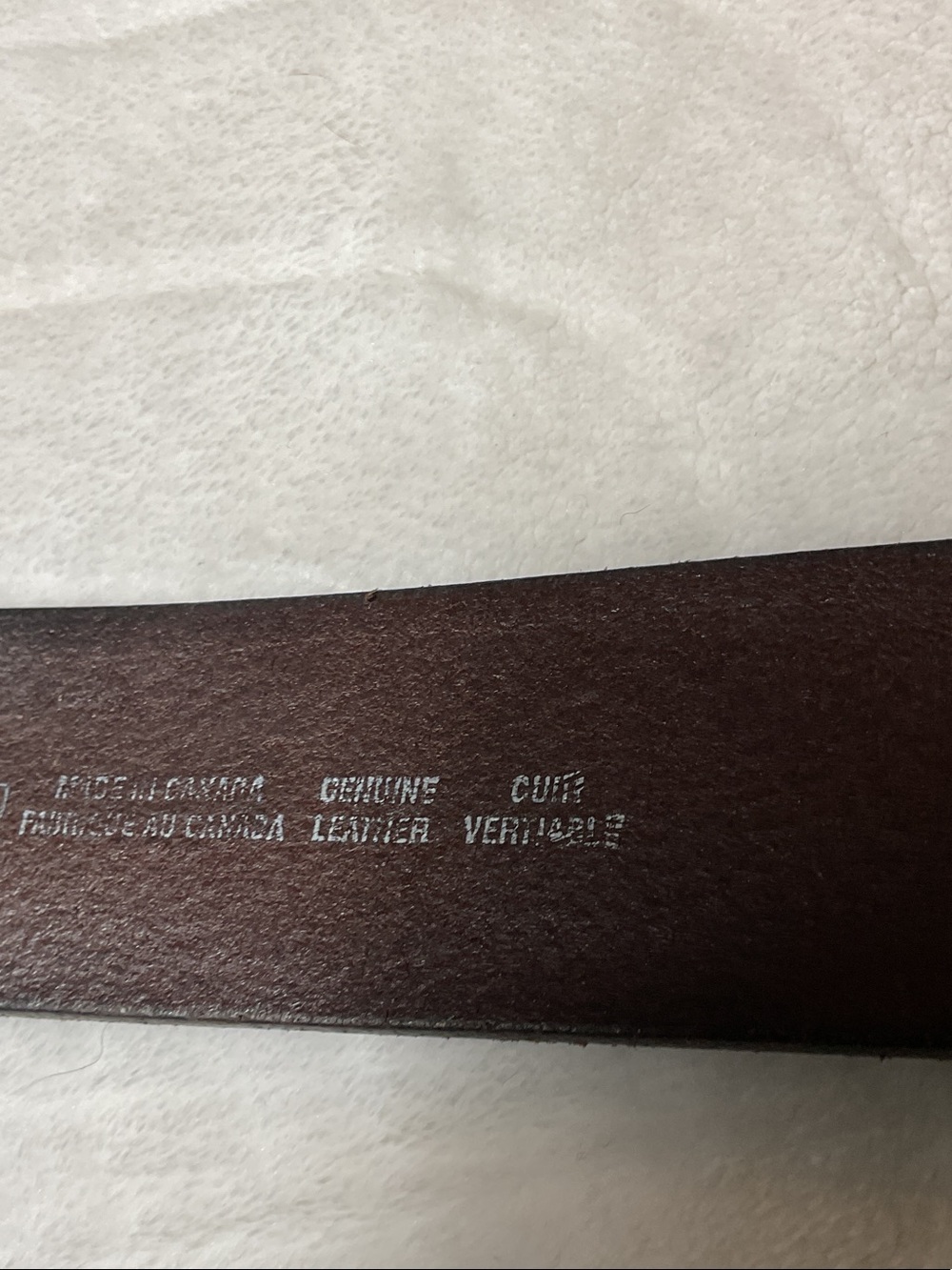 Vintage thick western leather belt - Picture 2 of 9